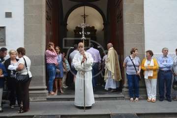 Misa y procesión de la Virgen de Telde en Los Llanos de Telde (Foto TA)